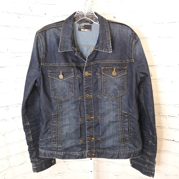William Rast Jackets & Blazers - William Rast Women's Distressed Denim Jacket - L